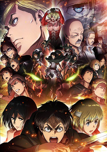 Poster for Attack on Titan Part 2 – Jiyuu no Tsubasa