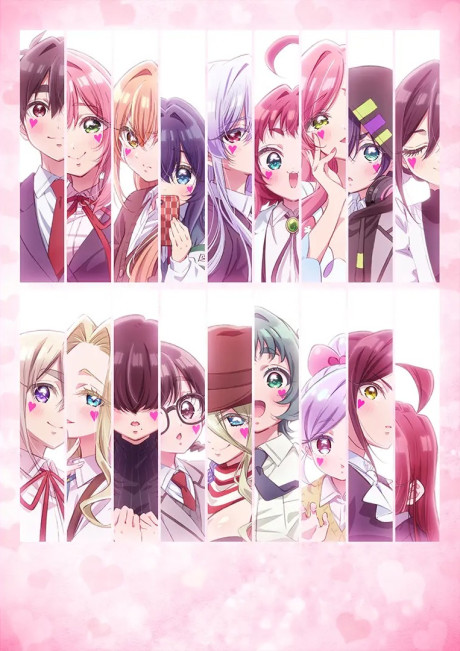 Poster for Kimi no Koto ga Dai Dai Dai Dai Daisuki na 100-nin no Kanojo 3rd Season